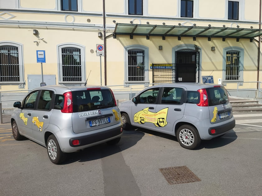 Autoscula San Rocco, parco macchine